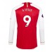 Arsenal Gabriel Jesus #9 Voetbalkleding Thuisshirt 2023-24 Lange Mouwen